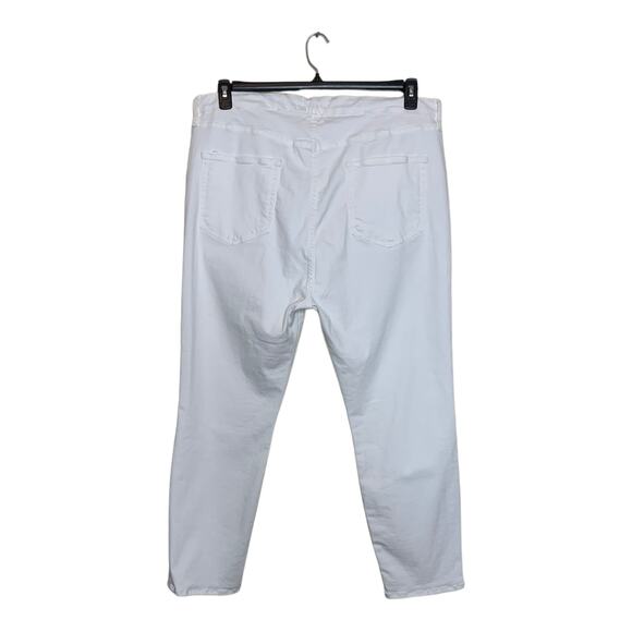 Good American white Good Legs Crop stretch jeans size 24 - Picture 2 of 8